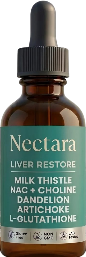 Nectara Liver Restore drops bottle